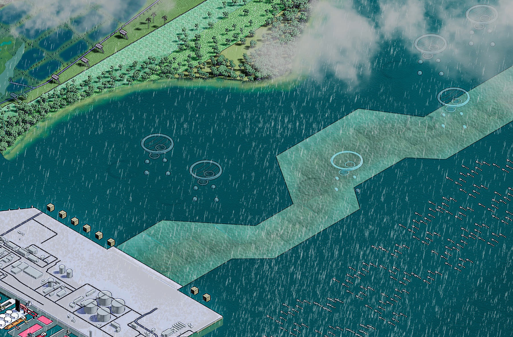 Marine Sedimentation Basins For Bioturbation