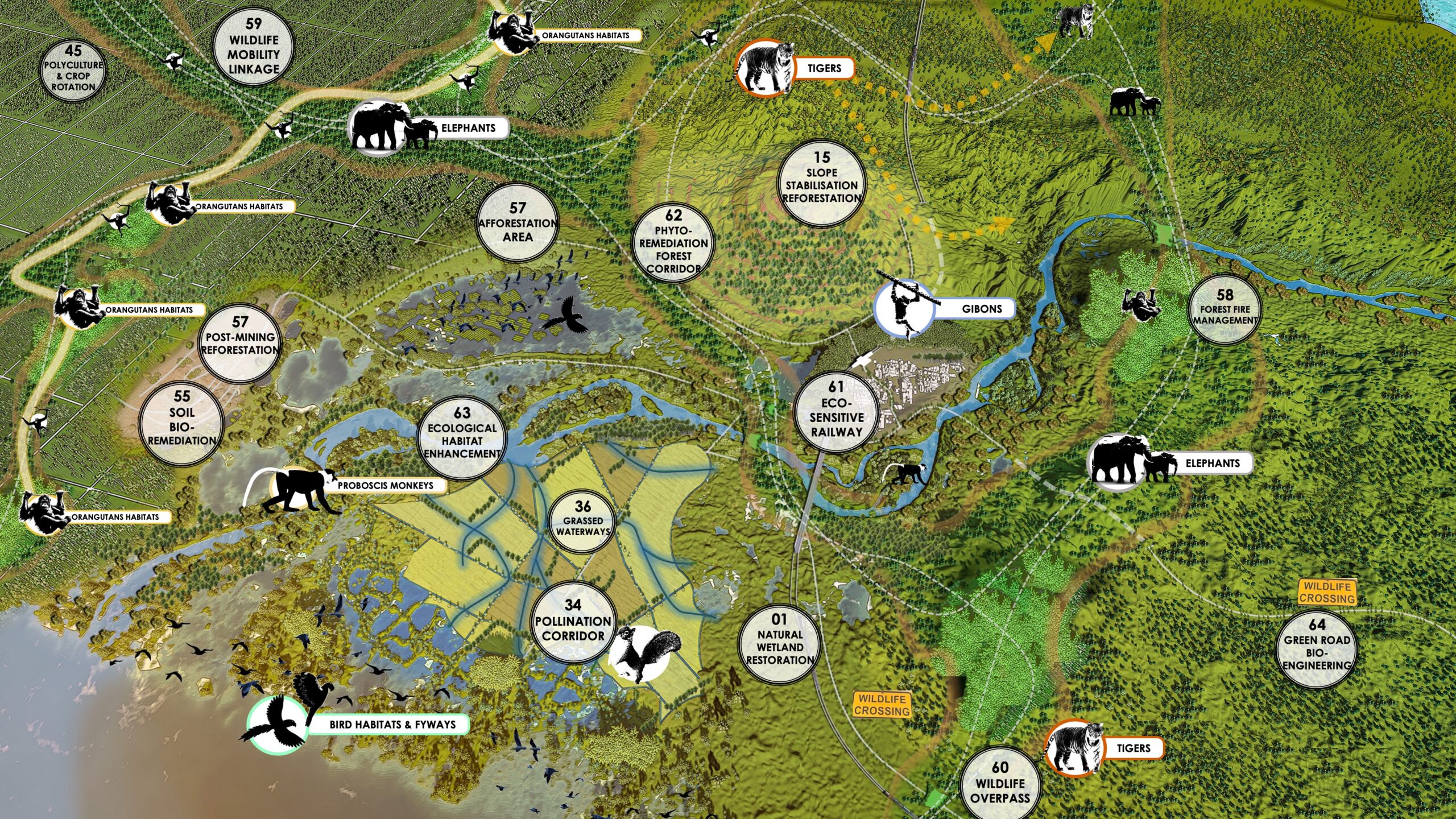 Wildlife Corridors for Ecological Connectivity